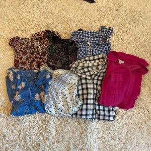 bundle of womens blouses xs